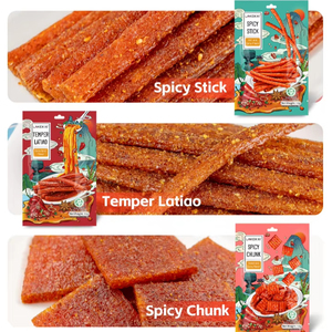LAKEXIXI Traditionelle Serie Premium Chinesischer Latiao Weizengluten-Snack Scharf Würzig Asiatisch Clean Label Exportqualität HALAL - Product Image 5