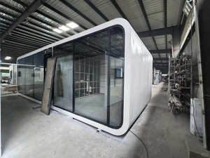 Maison conteneur préfabriquée <span class=keywords><strong>en</strong></span> acier American Standard Tiny Living Apple Cabin Coffee Shed <span class=keywords><strong>Garage</strong></span> avec chambre à coucher pour hôtel - Product Image 4