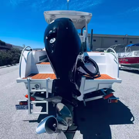 Nouveau 6.25m Profisher Moteur hors-bord Petite cabine de vitesse de luxe Bateau de pêche en aluminium à vendre pour Yacht et Yachting