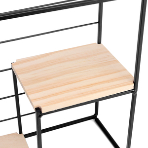 Étagère murale pliable et détachable en métal et <span class=keywords><strong>bois</strong></span>, design classique et moderne pour salon, prix abordable - Product Image 6