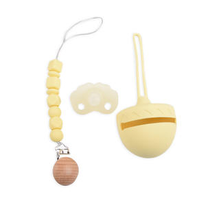 Étui pour sucette en silicone souple en forme de gland de dessin animé pour bébé - Product Image 3