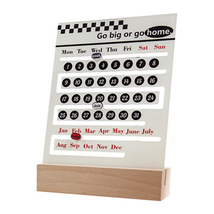 Creative Handmade DIY <strong>Calendars</strong> Perpetual <strong>Calendar</strong> Desktop <strong>Calendar</strong> - Product Image 1
