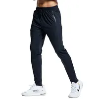 Pantaloni da corsa a compressione ad asciugatura rapida ad alta elasticità in poliestere pantaloni larghi da palestra pantaloni da allenamento da palestra per uomo jogger