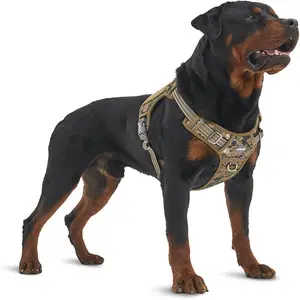 Diskon besar harnes anjing reflektif dan dapat disesuaikan harness anjing taktis produsen harness anjing tanpa tarik