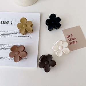 مشابك شعر زهرية جميلة بالجملة للنساء، غير قابلة للكسر، بتصميم كوري مطفي، مشابك شعر للأطفال على شكل زهور، مشابك مخصصة عالية الجودة - Product Image 3