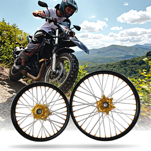 Jeu de jantes en alliage d'aluminium 7075-T6 pour <span class=keywords><strong>moto</strong></span> tout-terrain personnalisées à 21/19 rayons pour <span class=keywords><strong>Yamaha</strong></span> YZ YZF - Product Image 1