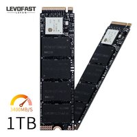 Unidad de Estado Sólido (SSD) LEVOFAST Interna SATA de 2 TB para Computadora Portátil y de Escritorio, ABS Negro