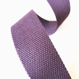 Canvas Bag Special Multi-color Plain Jacquard <b>Webbing</b> Yoga Belt 2.5cm 3cm 3.5cm Thickened Cotton <b>Webbing</b> - Product Image 4