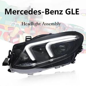 Nuevo Conjunto de Faros Delanteros LED con Luz Diurna LED y Señal de Giro Secuencial para Mercedes-Benz Clase GLE W166 2015-2019 - Product Image 1