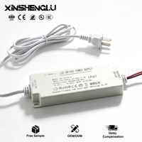 Fuente de Alimentación LED Impermeable IP67 - Transformador de Voltaje Constante de CA 100-240V a CC 12V para Iluminación de Espejos de Baño, CE RoHS
