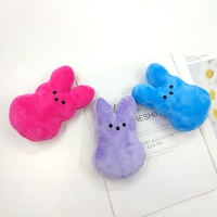 2025 vente chaude en gros Pâques Peeps lapin mignon doux coton en peluche lapin en peluche lapin en peluche lapin pour cadeau d'anniversaire