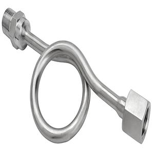 高品質316ステンレス鋼サイフォン/ O型6000PSI スウェージロック同等タイプ 鍛造滑面 - Product Image 1