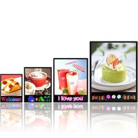 A1 A2 A3 A4 Caja de luz LED Letrero Marco de póster iluminado para exhibición de club nocturno Menú de restaurante Publicidad Forma rectangular