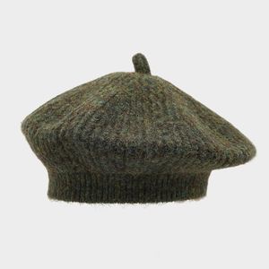 Nouveau Béret Coréen pour Femme, Style Rétro, Tricoté, pour l'Hiver, Modèle Peintre, Couleur Citrouille - Product Image 6