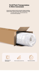 أريكة سرير مضغوطة بتقنية التفريغ قابلة للطي والتحويل إلى سرير مزدوج، أثاث عصري لغرفة المعيشة مع شيزلونج - Product Image 6