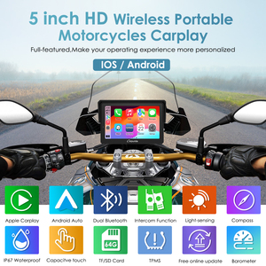 Carpuride W502B Pro TPMS Écran tactile sans fil Android Auto Navigation Multimédia Moto CarPlay 5 pouces pour BMW - Product Image 3