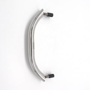 Xiamen sol Marina fabricante inoxidable pulido pesado Oval barco Marina ASA carril de <span class=keywords><strong>mano</strong></span> con brida de - Product Image 3