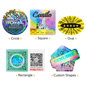 Nuevo diseño personalizado sello de seguridad Arco Iris holograma pegatina etiqueta adhesiva antifraude holograma pegatinas - Product Image 2