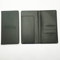 Cartera de Cuero PU para Auto, Negra, Portadocumentos, Porta Licencia de Conducir, Porta Tarjeta de Seguro, para Almacenamiento de Papeles del Vehículo