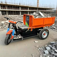 Tricycle moto benne basculante auto-chargeante 150cc, 3 roues, pour transport de marchandises, mini-tracteur électrique, conforme CE, prix usine