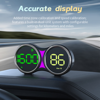 2026 WiiYii G27 USB Plug and Play GPS HUD Compteur de vitesse Écran large LED Horloge Affichage tête haute pour toutes les voitures à essence