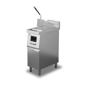 36L Commercial Ce Approved Standing 36l with Basket induction electric Professional Deep Fryer With Potato Chips Frying Machine