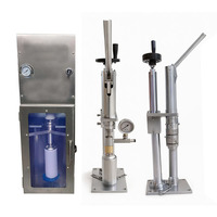 Machine de scellage de boîtes aérosols pour boîtes aérosols de 1 pouce de diamètre et d'une hauteur de 6 à 33 cm