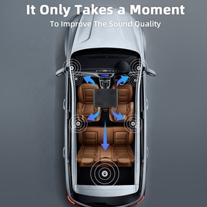 Xe Buýt Xe Tải Xe Hifi Chuyên Nghiệp Dsp Khuếch Đại Hộp Âm Thanh Stereo 4*80W Độ Trung Thực Cao Điện Xe Android Hoặc Nhà Hệ Thống Video Màu Đen - Product Image 5