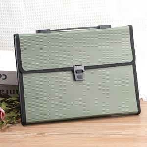 แฟ้มเอกสารแบบขยายได้ขนาดใหญ่ A4 13 ช่อง กันน้ำ พกพาสะดวก พร้อมหูหิ้ว สำหรับโรงเรียนและสำนักงาน - Product Image 4