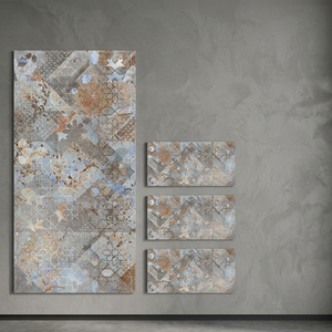 Carreaux de porcelaine sculptés design Arezzo Ivory 1200x600mm, élégants, grand format, pour revêtement de sol intérieur - Product Image 3
