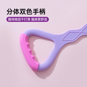 Bande de résistance en silicone Guiqulai en forme de 8 pour l'épaule et le dos, idéale pour le yoga et le fitness - Product Image 3