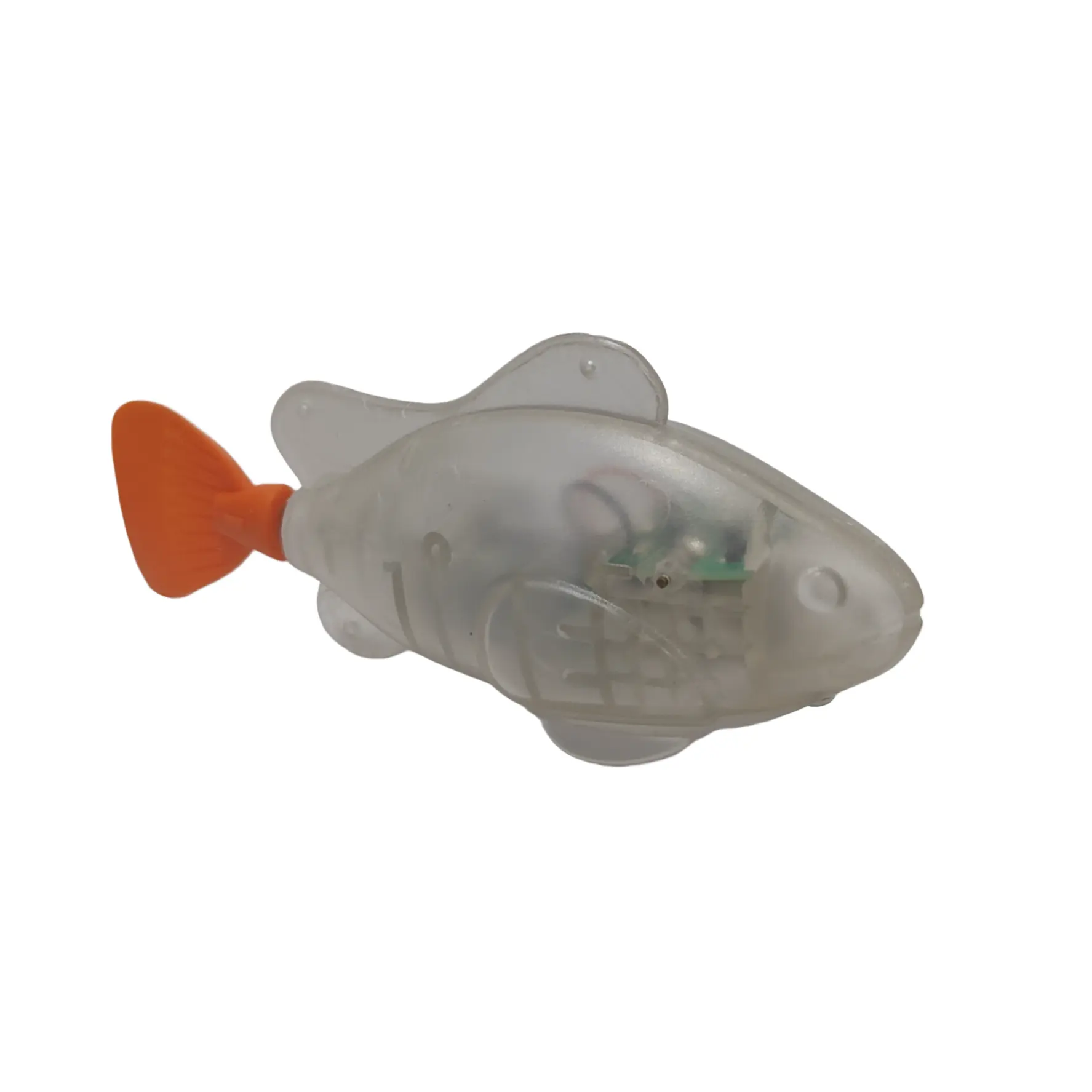 ปุ่มไฟ LED ตลกหุ่นยนต์ปลาของเล่นสำหรับเด็กปลาว่ายน้ำปลาของเล่นสำหรับเด็กดีไซน์ใหม่