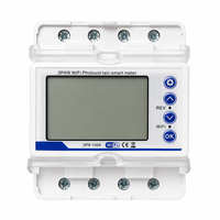 Tuya WiFi Smart Three Phase Circuit Breaker 3P 100A Pelindung Tegangan Sakelar Kontrol Meter Energi Din Rail