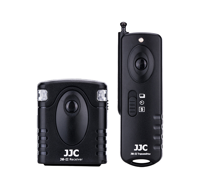 JJC JM-II Series RF Wireless Remote Controller Shutter Release compatible with Canon Nikon Sony Fujifilm Olympus Sigma Pentax