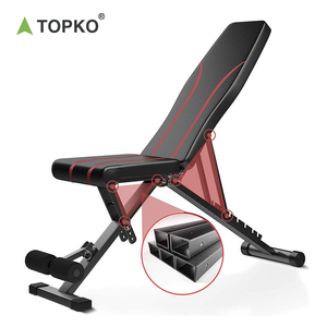 TOPKO Home Use Adjustable Foldable Fitness <strong>Bench</strong> Exercise Press <strong>Weightlifting</strong> Gym Weight <strong>Bench</strong> - Product Image 4