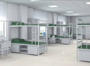 Litera para adultos de 2 capas de acero comercial para uso de adultos Marco de <span class=keywords><strong>cama</strong></span> de metal para <span class=keywords><strong>cama</strong></span> de adultos - Product Image 5