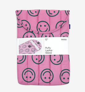 Bolsa para portátil hinchada, cara feliz personalizada, impresión completa personalizada - Product Image 2