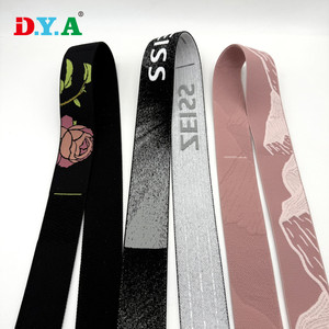 Bande élastique jacquard personnalisée antidérapante avec support en silicone pour sangles de lunettes et vêtements, impression par sublimation - Product Image 4