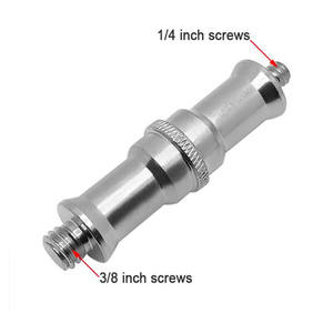 Adaptateur de vis fileté en métal de 1/4 à 3/8 pouce, adaptateur de vis mâle pour pied de lumière de studio, récepteur de flash sans fil - Product Image 4