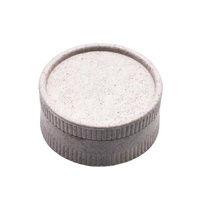 Paquet de 24 plastiques biodégradables deux couches 55mm manuel broyeur d'herbes moulin à épices pour la maison
