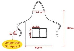 Grembiule da Cucina Riciclato Economico con Logo Personalizzato, Stampa a Sublimazione, Regolabile, Verde, con Tasche, <span class=keywords><strong>Abbigliamento</strong></span> Protettivo per Chef e Giardinaggio - Product Image 2