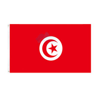 Tunisie Bunting String Drapeau 14*21CM Pour La Décoration De Fête D'activité Extérieure Et Intérieure