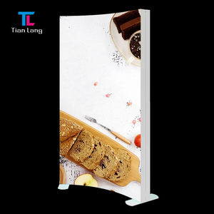 TianLang Trade Show Equipment Seg Pop up LED Caja de luz retroiluminada con fondo de tela de tensión para exhibición de stand de exposición - Product Image 1