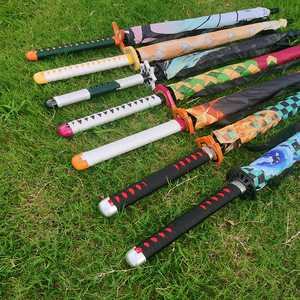 ร่มอะนิเมะด้ามยาวมีดร่มอะนิเมะแดดร่มซามูไรสร้างสรรค์ส่วนบุคคลบังแดด - Product Image 3