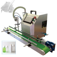 Machine de remplissage semi-automatique de bureau pour crèmes, lotions, gels corporels, sprays capillaires et pâtes cosmétiques en flacons