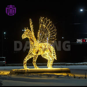 Luz Decorativa para Exteriores con Diseño de Carruaje de Caballos en 3D, Personalizada, con Clasificación IP65 - Product Image 3
