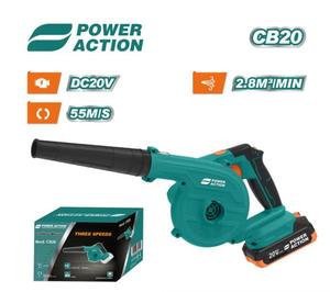 Souffleur à feuilles sans fil portable CB20 20V 3-en-1, <span class=keywords><strong>aspirateur</strong></span> léger avec poignée ergonomique, balayeuse à air, <span class=keywords><strong>aspirateur</strong></span> pour la maison et le jardin - Product Image 1