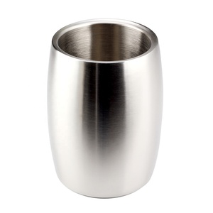 Seau refroidisseur à vin en acier inoxydable à double paroi - Product Image 1