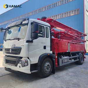 Pompe à béton montée sur camion HAMAC à moteur diesel, portée 48m-70m, avec prix compétitif, moteur et roulements inclus - Product Image 6