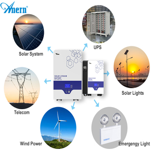 Home Use Solar Power Energy Storage System 51.2v 100ah 200ah Smart BMS 10kw High Capacity Lithium <b>Battery</b> AN-LPB-N-24100 Lithium - Product Image 2